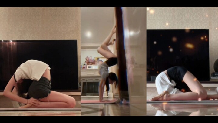 How many folds? Four folds? The basic skill of the dancing girl, folding the body into four folds!!!