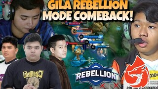 WARNYA SIH SERU BANGET COK !! SALING MELAWAN !! REBELLION VS AURA MATCH 1 - MPL S13