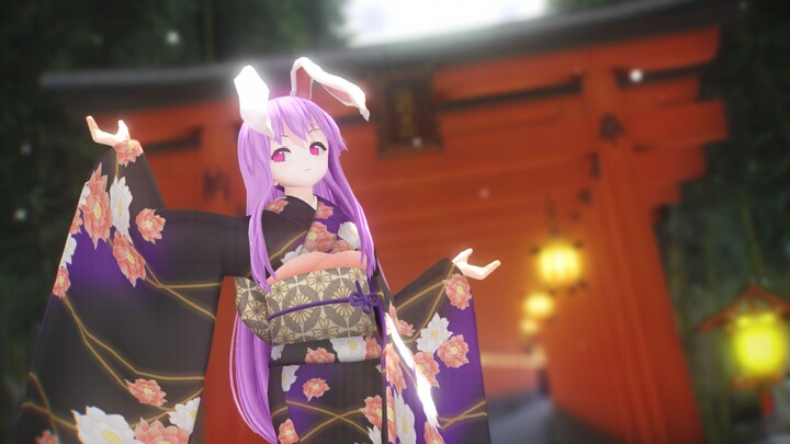 [MMD Oriental] Furisode Suzusen "Tanah Murni Kebahagiaan"