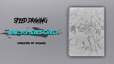 speed drawing anime jujutsu kaisen "gojo Satoru"