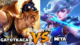 Gatotkaca VS Miya Exp Lane !! Auto Di Brutalin !🤭🤭