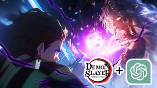 LA FIN ALTERNATIVE DE DEMON SLAYER PAR CHAT GPT !