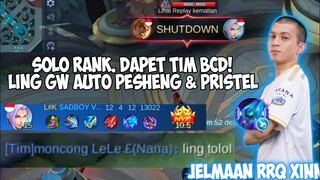 SOLO RANK EPIC PAKE LING. DAPET TIM BCD & BUFF GW DIAMBIL. AUTO MODE TOURNAMEN - MOBILE LEGENDS