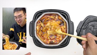 小泽vlog：海底捞速热火锅评测 为了你们我又一次发胖