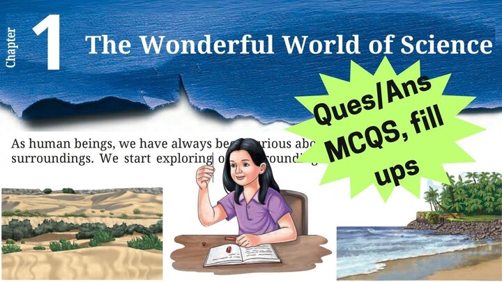 The Wonderful World of Science / Class 6 Science Chapter 1 / Ques-Ans / #curiosityiclass6 / #kvs