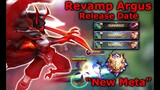 Revamp Argus is Coming MOBILE LEGENDS