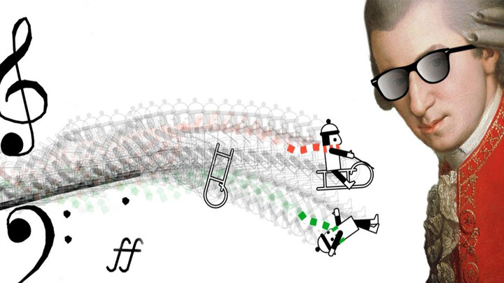 When Mozart's "Nocturne" is visualized, what will happen?