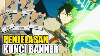 CARA MENDAPATKAN KUNCI BANNER & APAKAH BISA DISIMPAN? | Black Clover Mobile