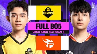 Full BO5 HEV vs FPT - Khởi Đầu Hoàn Hảo Của FPT x Flash Với Màn Thể Hiện Huỷ Diệt Out Trình Heavy
