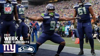 New York Giants vs. Seattle Seahawks | 2022 Week 8 Game Highlights