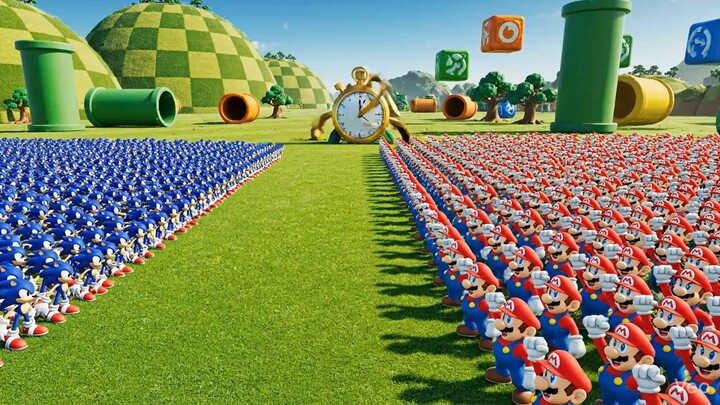 War - Sonic vs  Mario