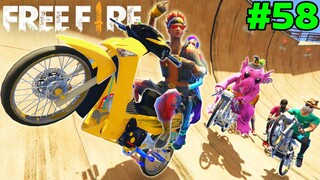 Free Fire ยอดนักซิ่ง เล่นผาดโผน EP58 | GTA V Mod