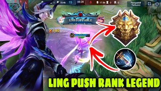 UDAH SAMPAI DIRANK AJA,LING PUSH RANK LEGEND