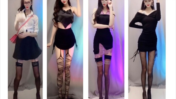 【Indulge in Smoothness】Black stockings are a man's ultimate favorite 😍