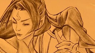 Saya membutuhkan waktu 120 jam untuk menganimasikan Raja Manusia Bulan dengan pasir.