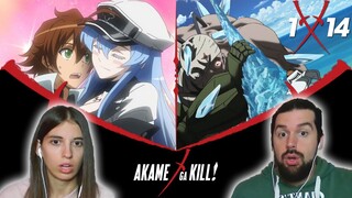 EL DURO PASADO DE ESDEATH... - REACCIÓN 1X14 AKAME GA KILL!