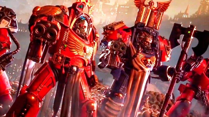 "นักรบกึ่งเทพที่เหนือกว่ามนุษย์ไม่กลัวอะไร! และ Blood Angels ผู้ภักดีจะตายพร้อมกับเอเลี่ยนที่น่ากลัว