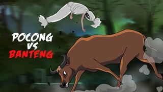 Pocong Vs Banteng - Kartun Hantu Lucu