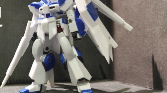 [Hand-made] Plastic board homemade Char's Counterattack Fully Movable Sea Cow Gundam Amuro Rayrond B