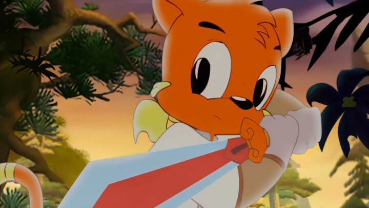 "The Legend of the Seven Heroes of Rainbow Cat and Blue Rabbit" is the most bitter martial arts anim
