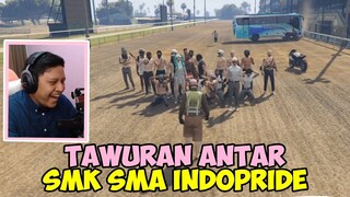 TAWURAN ANTAR SEKOLAH INDOPRIDE - GTA V Roleplay