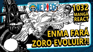 A EVOLUÇÃO DO HAKI DE ZORO ATRAVÉS DA ENMA (One Piece 1032 | Mangá React)