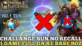 Challenge Sun no recall dari awal sampe akhir game by supreme 1 Sun