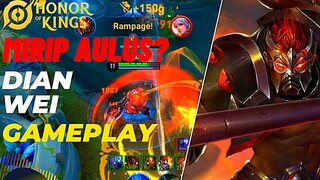 JUNGLER PALING SIMPLE DIMAININ!DIAN WEI HONOR OF KINGS GAMEPLAY INDONESIA