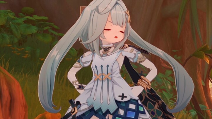 Huh! Coba panggil 'adik manis' dulu, yuk～