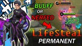 ALUCARD Permanent Lifesteal New Effect! Buff or is it a Nerfed? ~ MOBILE LEGENDS