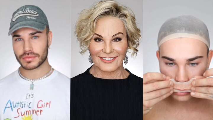 You can now watch the entire 6-week transformation of this guy into Jessica Lange.