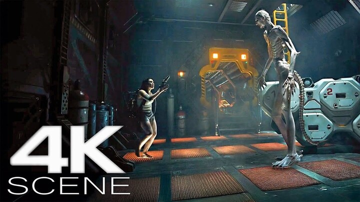 First Xenomorph-Human Hybrid Scene (2024) The Engineer - Alien Romulus - 4K UHD