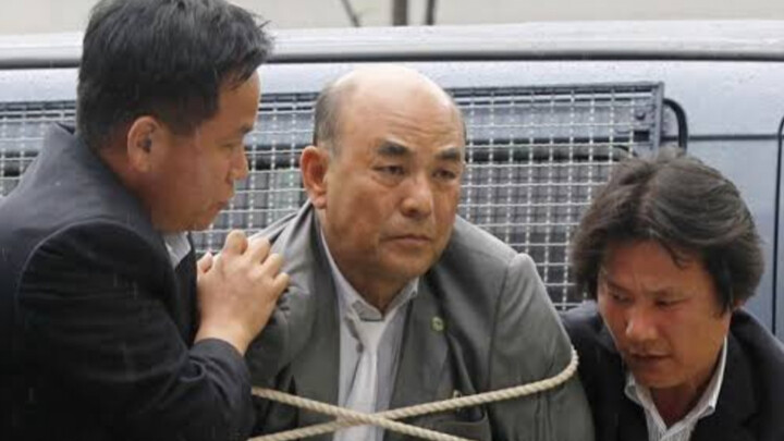 Real footage of South Korea's Vice Speaker being arrested on the 38th parallel in 2012 and sentenced