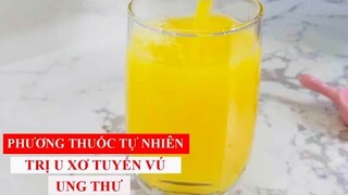 ĐIỀU TRỊ UNG THƯ, U XƠ TUYẾN VÚ bằng PHƯƠNG THUỐC TỰ NHIÊN chỉ với 3 thành phần