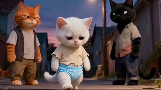 After some mean kids teased him about not having a mother, the kitten made up hi