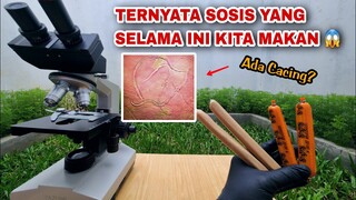 ZOOM 1000X: MAKANAN SIAP SAJI.. DITEMUKAN KEHIDUPAN ANEH DIDALAM SOSIS INI (gumpalan yang bergerak)