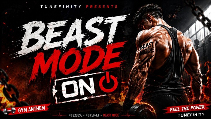 BEAST MODE ON 💪｜No Excuses, No Regrets | Hindi Gym Motivation