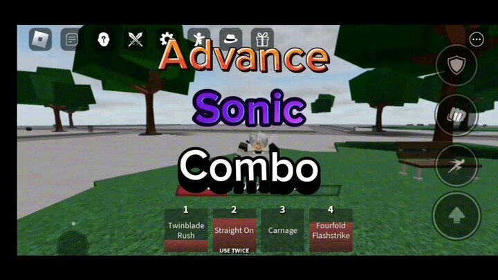 Sonic Advance Combo😮 |Strongest battlegrounds