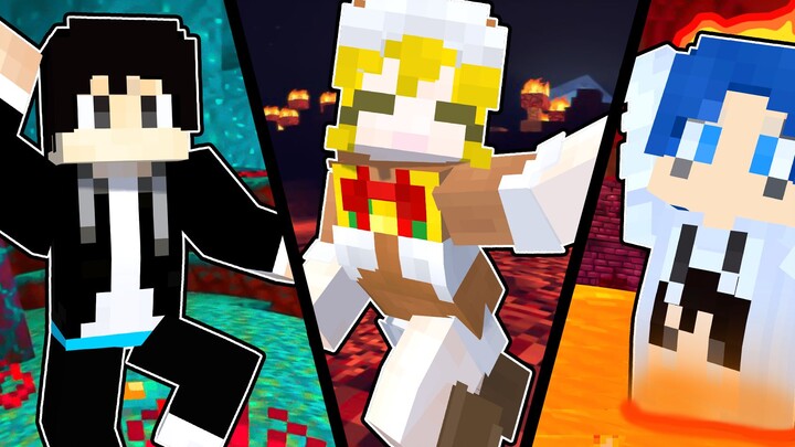 Minecraft Utopia Adventure 05: The Funny Trio’s Nether Treasure Hunt!
