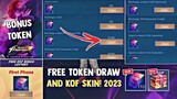 NEW KOF 2023! CLAIM NOW YOUR FREE TOKEN DRAW AND KOF SKIN + CHEST REWARDS! | MOBILE LEGENDS 2023