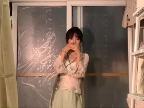 The dorm is empty—imitating others without mastering the skill.