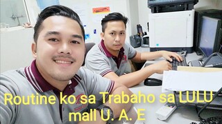 OFW U. A. E ROUTINE SA TRABAHO | LULU MALL