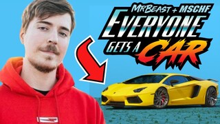 NEW MrBeast Everyone Gets a Car Giveaway (FREE LAMBORGHINI)