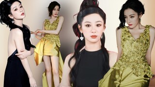 Comparing the beauty of YangZi and Dilraba at recent event,did the Xinjiang beauty lose?