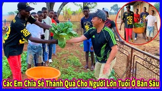 Đông Paulo || Các Em Mồ Côi Nhà Thờ Chia Sẻ Thành Quả Cho Người Lớn Tuổi ở Bản