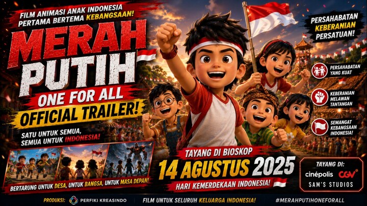 MERAH PUTIH: ONE FOR ALL – Official Trailer! 🇮🇩