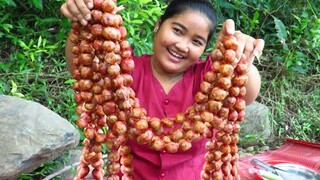 Yummy Cooking Sausage with Lettuce recipe & My Cooking skill