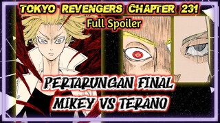 TOKYO REVENGERS CHAPTER 231 full spoiler - SENJU KALAH ‼️ DILANJUTKAN PERTARUNGAN MIKEY VS TERANO ‼️