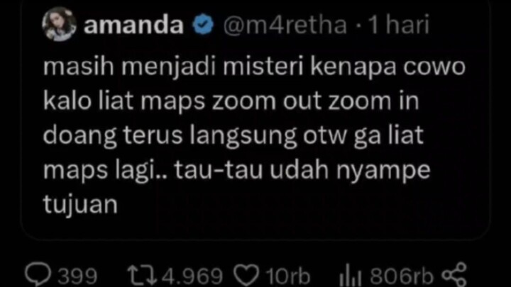 alasan cowok ga buta map