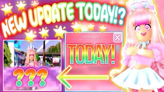 *NEW* UPDATE IS COMING OUT TODAY TO ROYALE HIGH! ROBLOX Royale High September Update Tea